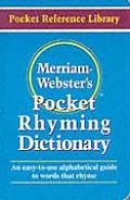 Merriam Webster's Pocket Rhyming Dictionary