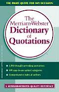 The Merriam-Webster Dictionary of Quotations