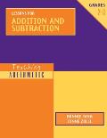 Lessons for Addition and Subtraction (Teaching Arithmetic)