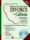 How to Do Your Own Divorce in California: Out-Of-Court Divorce, a Complete Kit (How to Do Your Own Divorce in California)