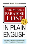 John Milton's Paradise Lost in Plain English Cover