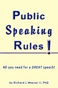 Public Speaking Rules! (Large Print)