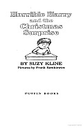 Horrible Harry and the Christmas Surprise