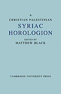 A Christian Palestinian Syriac Horologion