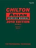 Chilton Asian Service Manual, 2010 Edition, Volume 3: Infiniti, Nissan (Chilton Asian Service Manual) Cover