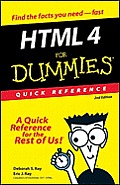 HTML 4 for Dummies: Quick Reference