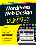 Wordpress Web Design for Dummies Cover