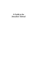 A Guide to the Jerusalem Talmud