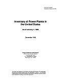 Inventory of Power Plants in the United States as of January 1, 1996 Cover