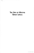 The Art of Writing Great Lyrics