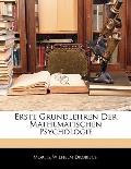Erste Grundlehren Der Mathematischen Psychologie