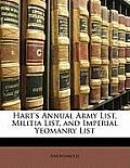 Hart's Annual Army List, Militia List, and Imperial Yeomanry List Cover