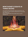 Michel De Montaigne