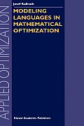 Modeling Languages in Mathematical Optim Cover