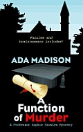 A Function of Murder (Large Print) (Professor Sophie Knowles Mystery) Cover