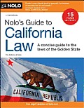 Nolo's Guide to California Law (Nolo's Guide to California Law)