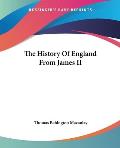 The History of England from James II Cover