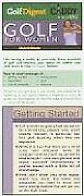 Quickstudy Golfdigest Golf for Women Compact Laminated Reference Guide (Academic)