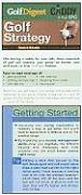 Quickstudy Golfdigest Golf Strategy Compact Laminated Reference Guide (Academic)