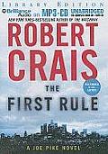 The First Rule (Joe Pike Novels) Cover