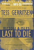 Rizzoli & Isles #10: Last to Die Cover
