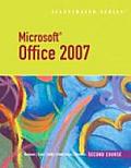 Microsoft Office 2007-illustrated Second Course (Cloth) (08 Edition) Cover