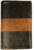 ESV, Personal Size Reference Trutone Bible (Forest/Tan, Trail Design) Cover