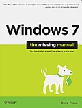 Windows 7: The Missing Manual Cover