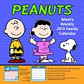 Peanuts Mom's Weekly 2013 Family Calendar