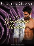 A Gentleman Undone (Blackshear Family) Cover