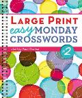Large Print Easy Monday Crosswords #2