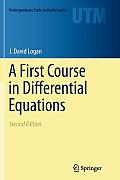 A First Course in Differential Equations (Undergraduate Texts in Mathematics) Cover