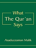 What the qur'an Says