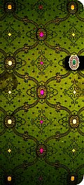 Slim Vert: Lined (French Ornate Slim Notes)
