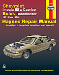 Chevrolet Impala SS & Caprice, Buick Roadmaster Automotive Repair Manual 1991-1996 Cover