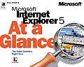Microsoft Internet Explorer 5 at a Glance Cover