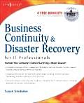 Business Continuity & Disaster Recovery Planning for IT Professionals Cover