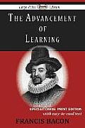 The Advancement of Learning (Large Print)