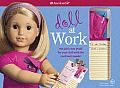Doll at Work: No Job Is Too Small for Your Doll with the Cool Tools Inside! [With Doll-Sized T-Shirt, Legal Pad, 4 Paper Sheets, Etc] Cover