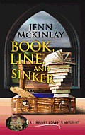 Book, Line, and Sinker (Large Print) (Library Lover's Mysteries) Cover