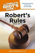 The Complete Idiot's Guide to Robert's Rules (Complete Idiot's Guides) Cover