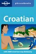 Lonely Planet Croatian Phrasebook 1ST Edition