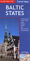Baltic States Travel Map (Globetrotter Travel Map) Cover