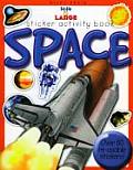 Little & Large Sticker Activity Series--Space Cover