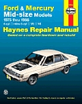 Ford & Mercury mid-size models owners workshop manual