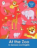 At the Zoo in Samoan and English