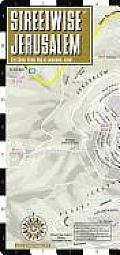 Streetwise Jerusalem Map - Laminated City Street Map of Jerusalem, Israel: Folding Pocket Size Travel Map (Streetwise)