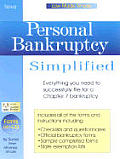 Personal Bankruptcy Simplified with CDROM