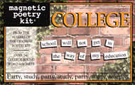 College Kit (Magnetic Poetry)