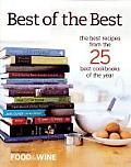 Best of the Best: The Best Recipes from the 25 Best Cookbooks of the Year Cover